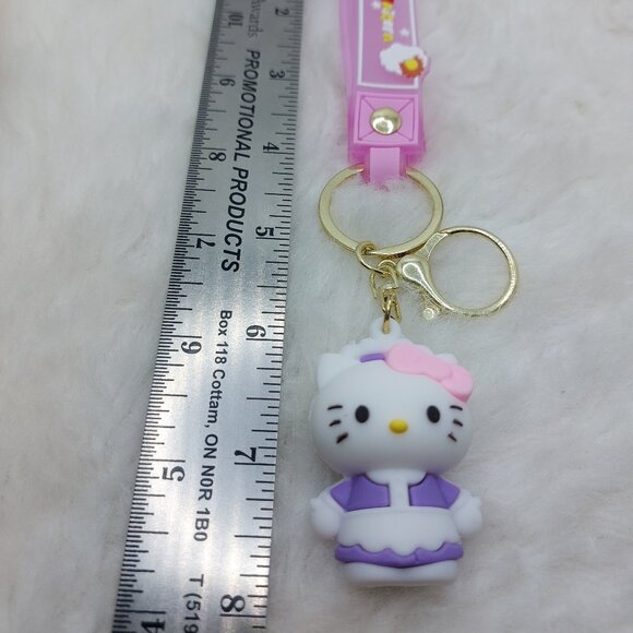2/$25 Hello Kitty keychai wrist strap lanyard with "The sunshine Unicorn" - Picture 3 of 6